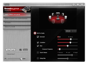 sound blaster audigy fx software