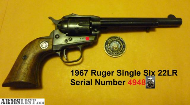 ruger single six serial numbers by year